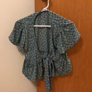 Cute top that ties in the front